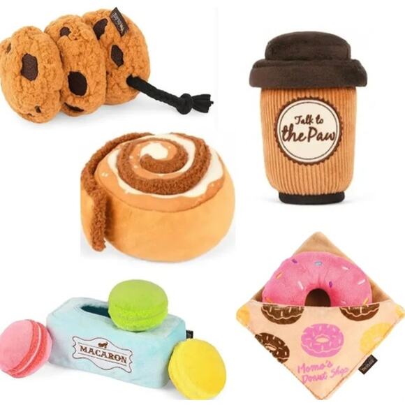 P.L.A.Y.  Pup Cup Cafe Plush Toy Collection, 3 Pack Dessert Bundles, NWT - Picture 1 of 6
